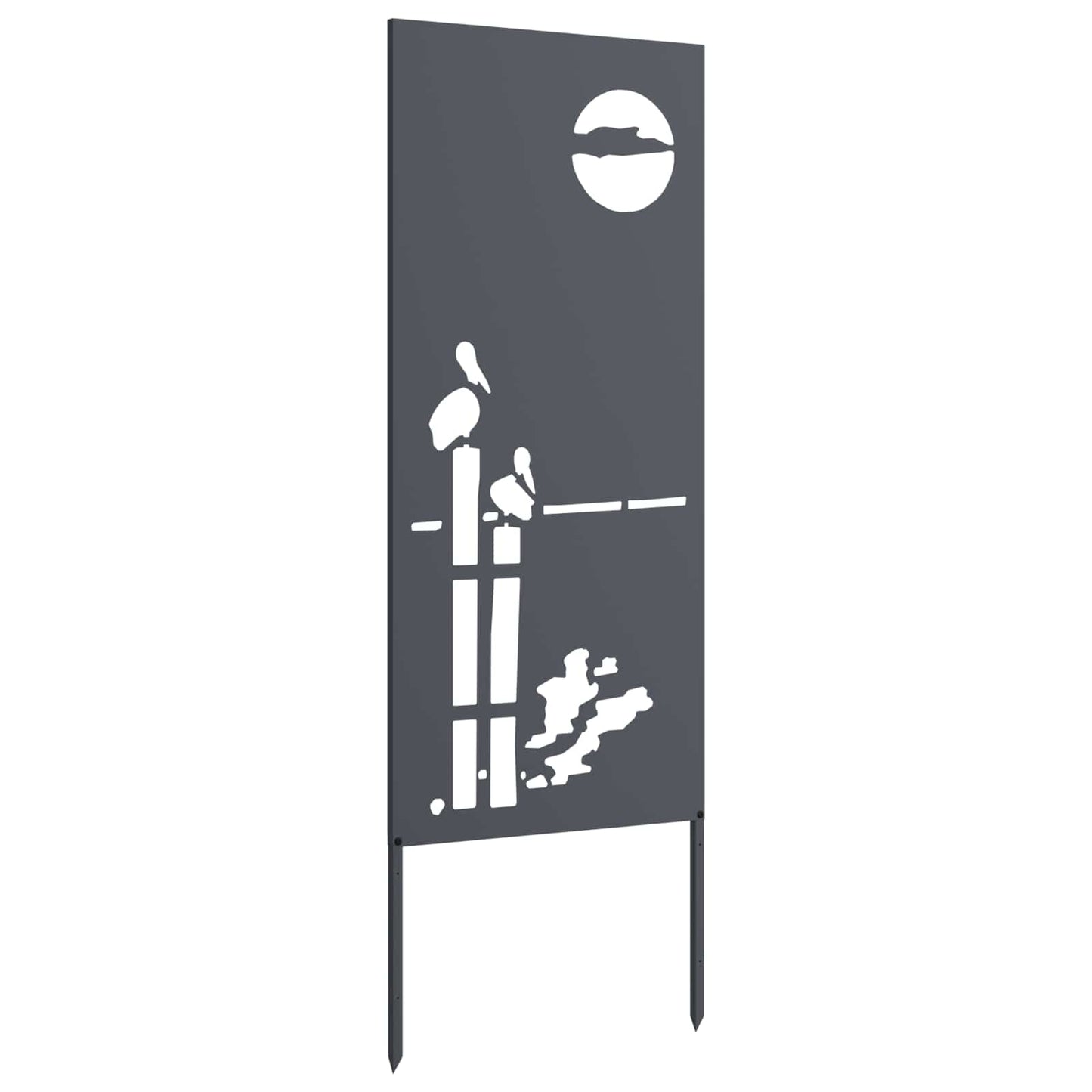 Schermo per privacy in giardino Traforo Antracite 50 x 140 cm