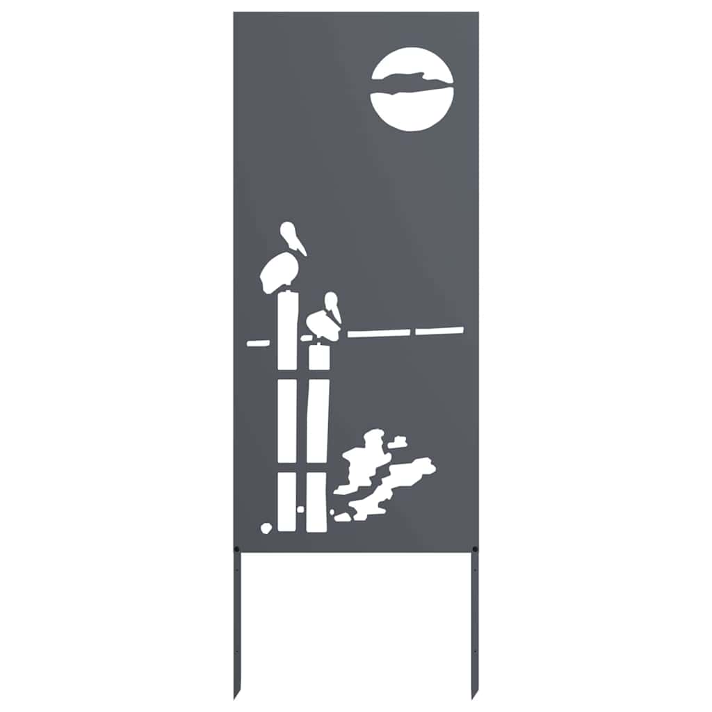 Schermo per privacy in giardino Traforo Antracite 50 x 140 cm