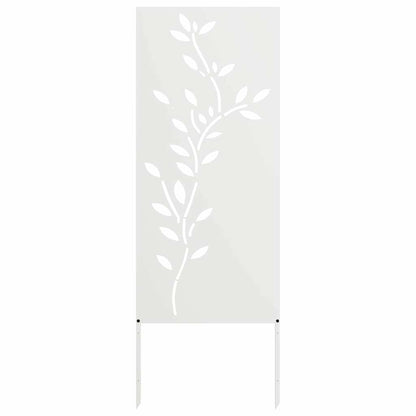 Schermo per privacy in giardino Floreale Bianco 50 x 140 cm