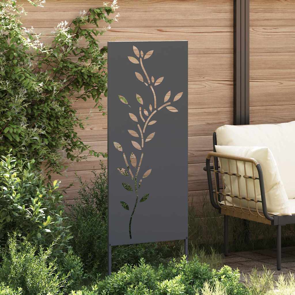 Schermo per privacy in giardino Floreale Antracite 50 x 140 cm