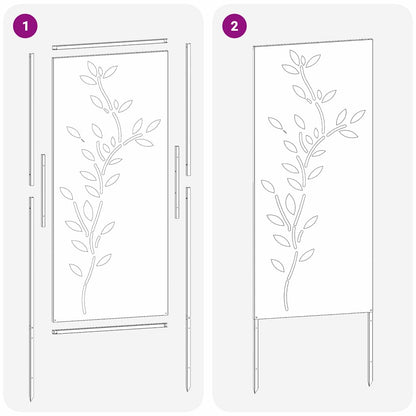 Schermo per privacy in giardino Oliver verde 50 x 140 cm