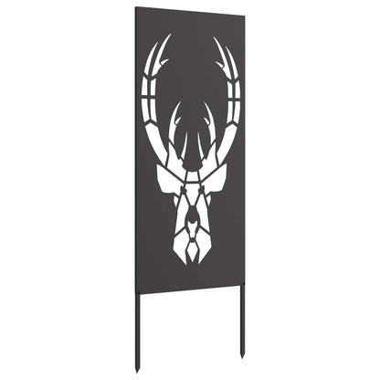 Schermo per privacy in giardino Stampa animale Nero 50 x 140 cm