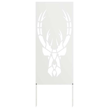 Schermo per privacy in giardino Bianco 50 x 140 cm