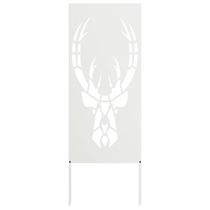 Schermo per privacy in giardino Bianco 50 x 140 cm