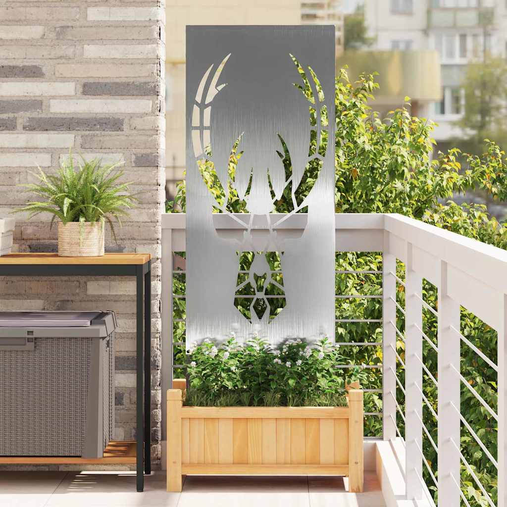 Schermo per privacy in giardino Argento 50 x 140 cm