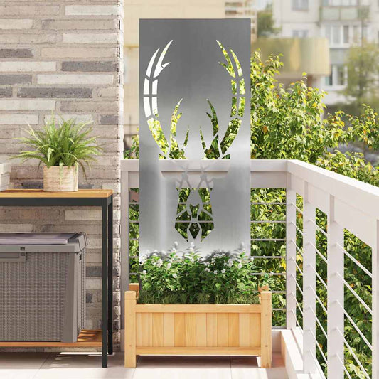 Schermo per privacy in giardino Argento 50 x 140 cm