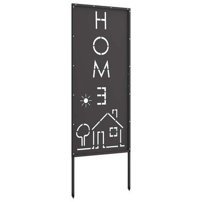 Schermo per privacy in giardino Traforo Nero 50 x 140 cm