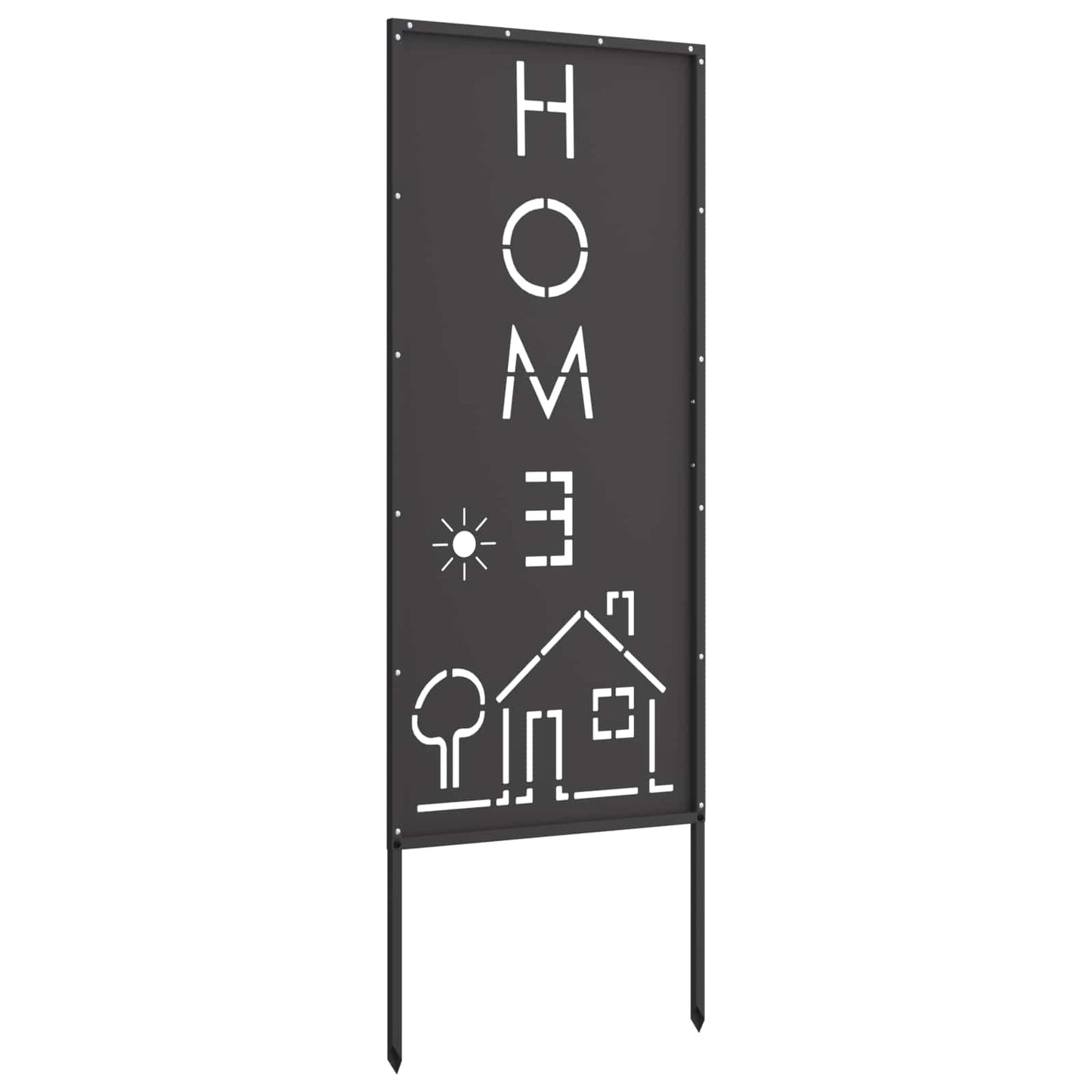 Schermo per privacy in giardino Traforo Nero 50 x 140 cm