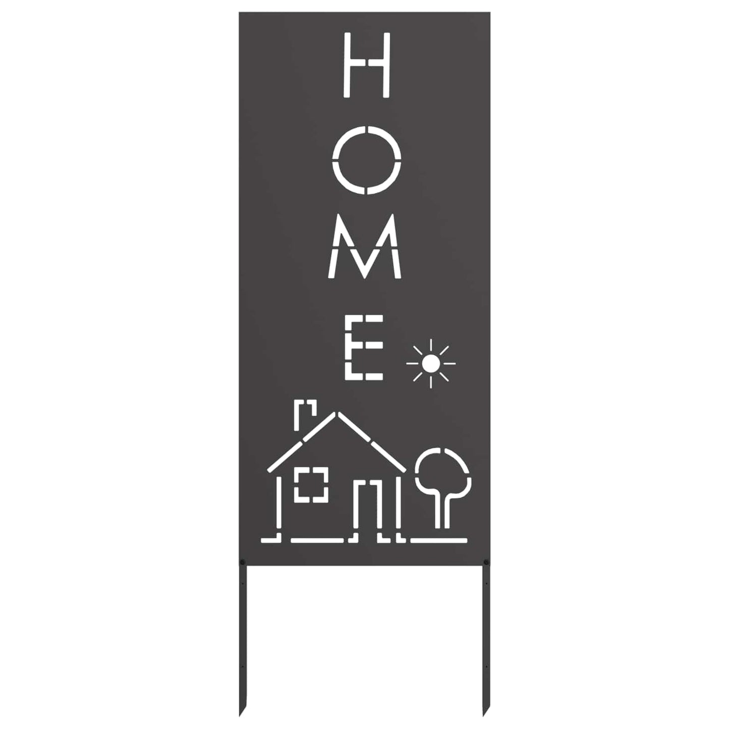 Schermo per privacy in giardino Traforo Nero 50 x 140 cm
