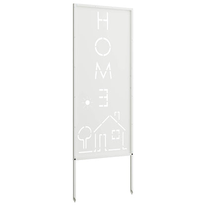 Schermo per privacy in giardino Traforo Bianco 50 x 140 cm
