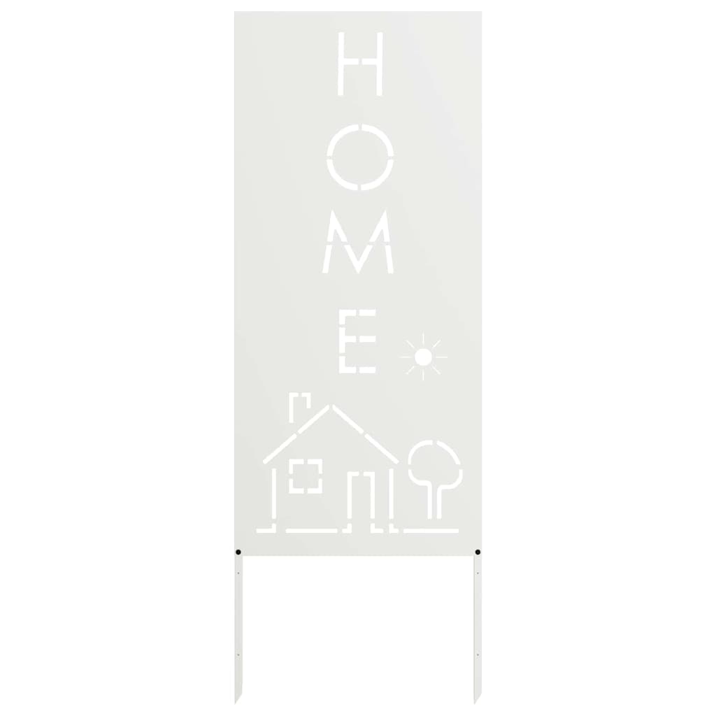 Schermo per privacy in giardino Traforo Bianco 50 x 140 cm