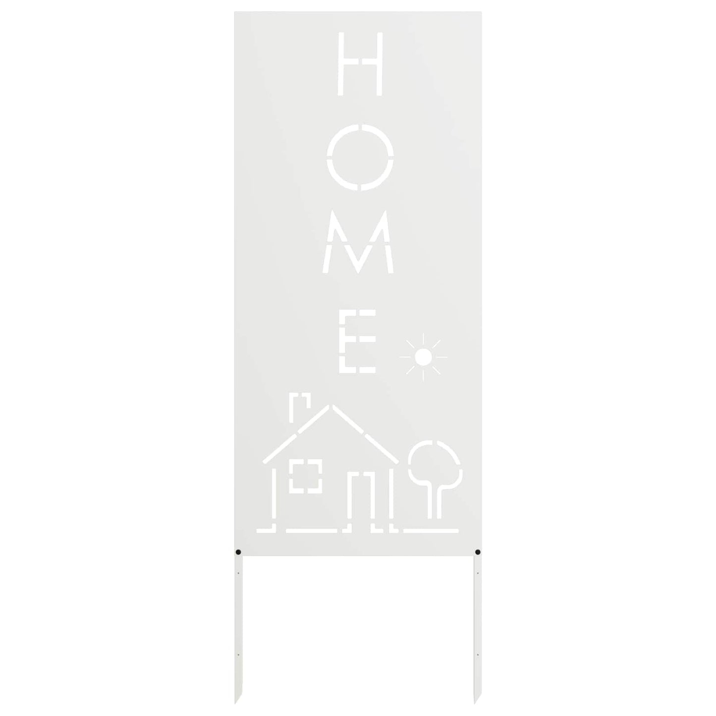 Schermo per privacy in giardino Traforo Bianco 50 x 140 cm