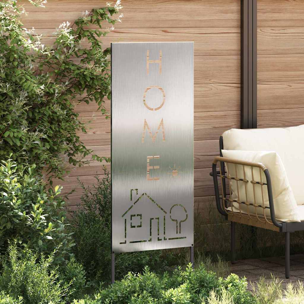 Schermo per privacy in giardino Traforo Argento 50 x 140 cm