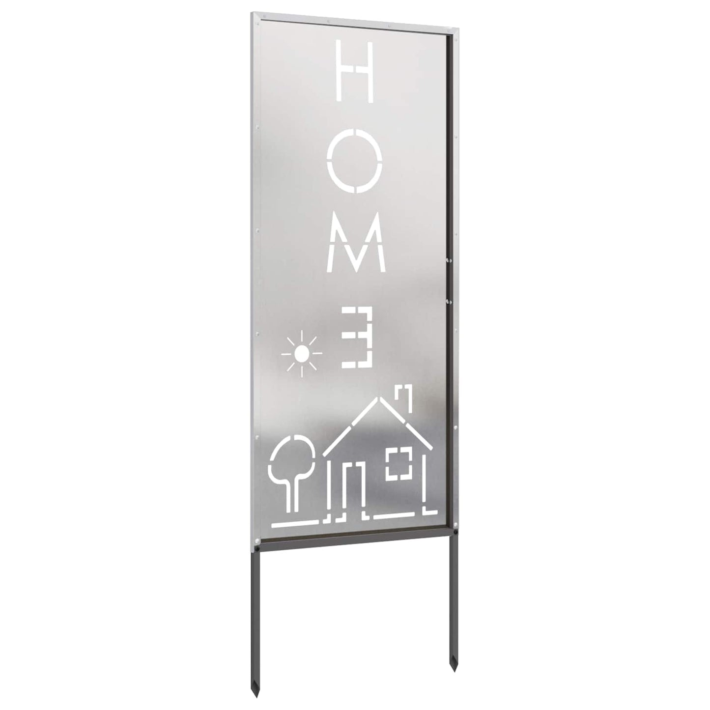 Schermo per privacy in giardino Traforo Argento 50 x 140 cm
