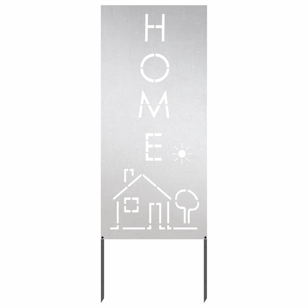 Schermo per privacy in giardino Traforo Argento 50 x 140 cm