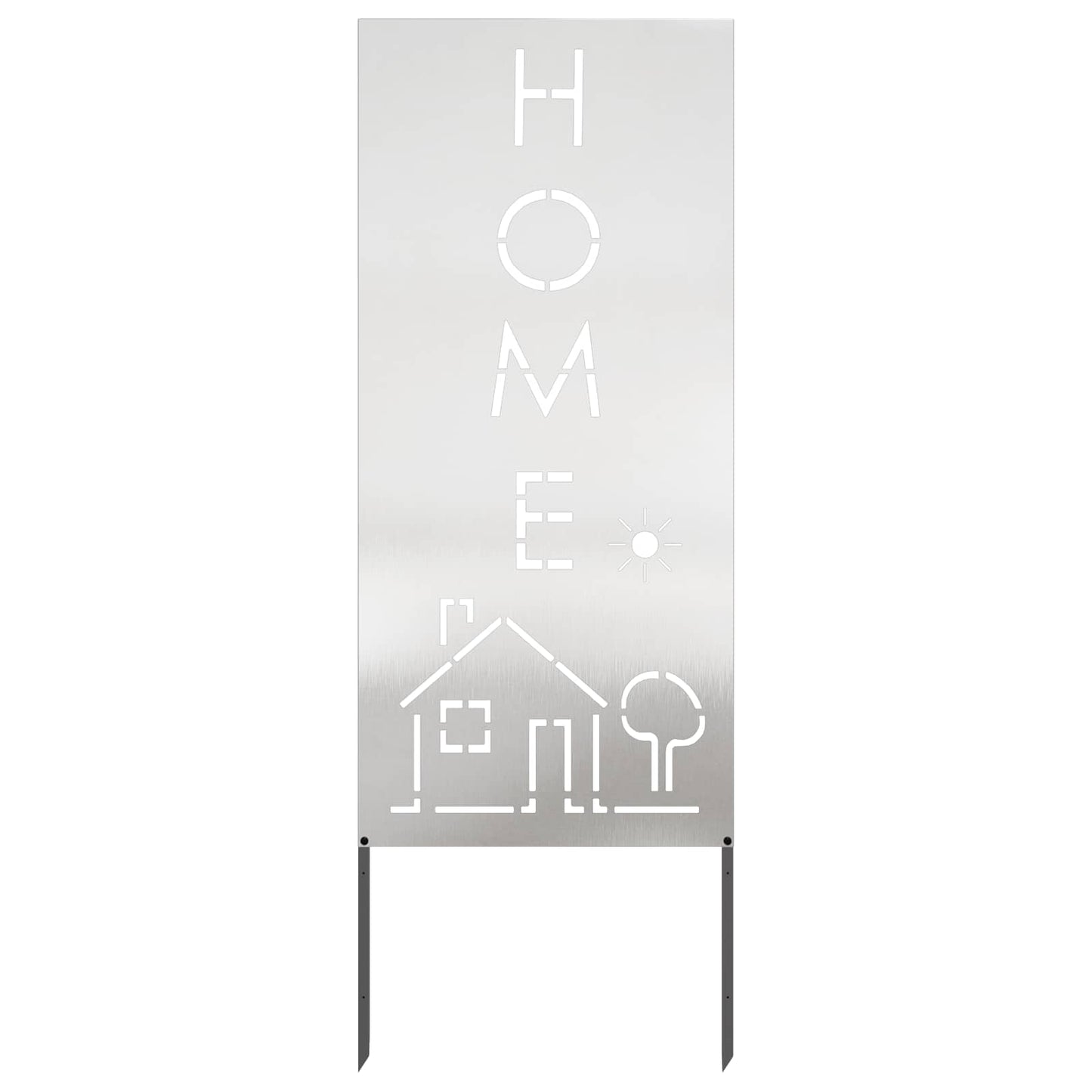Schermo per privacy in giardino Traforo Argento 50 x 140 cm