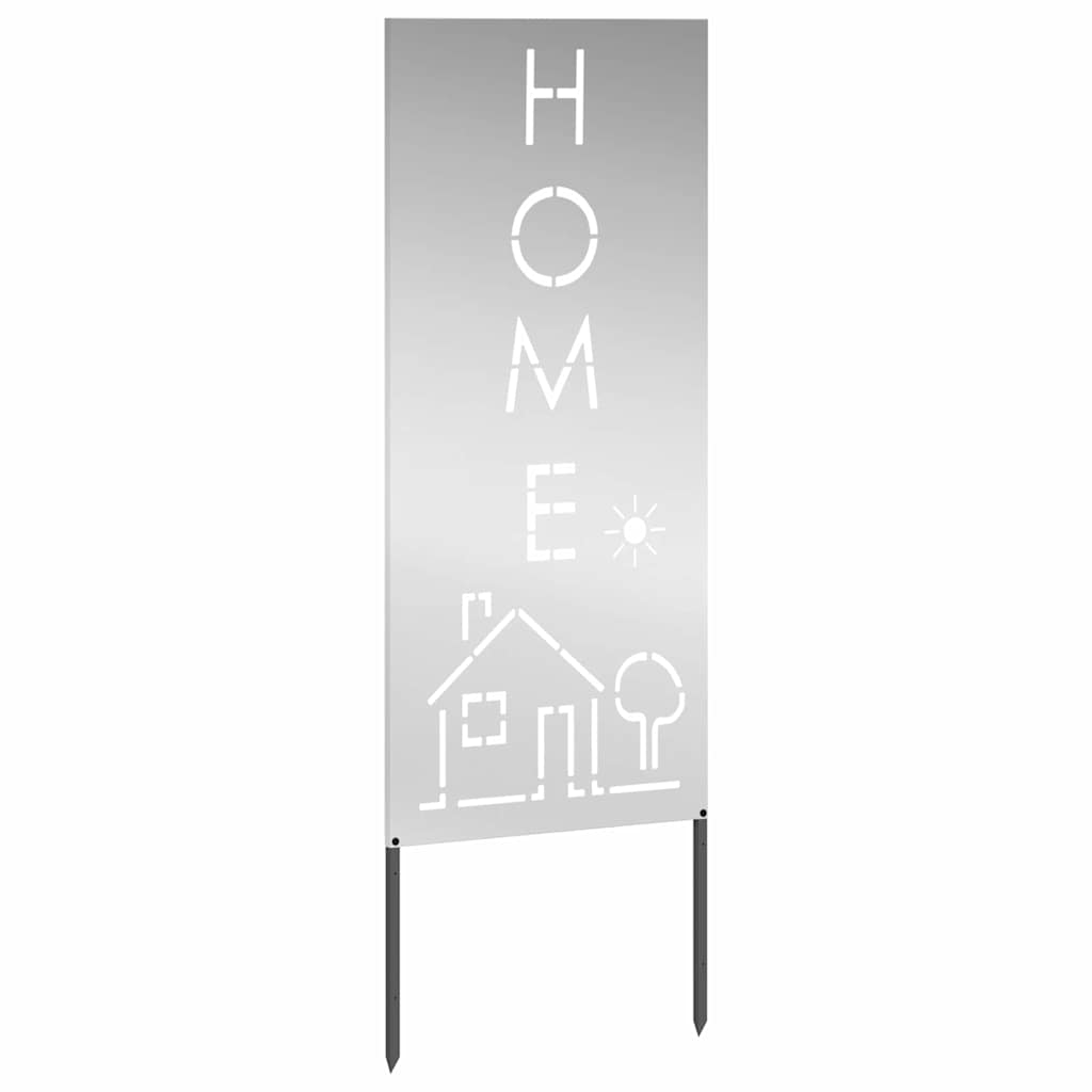 Schermo per privacy in giardino Traforo Argento 50 x 140 cm