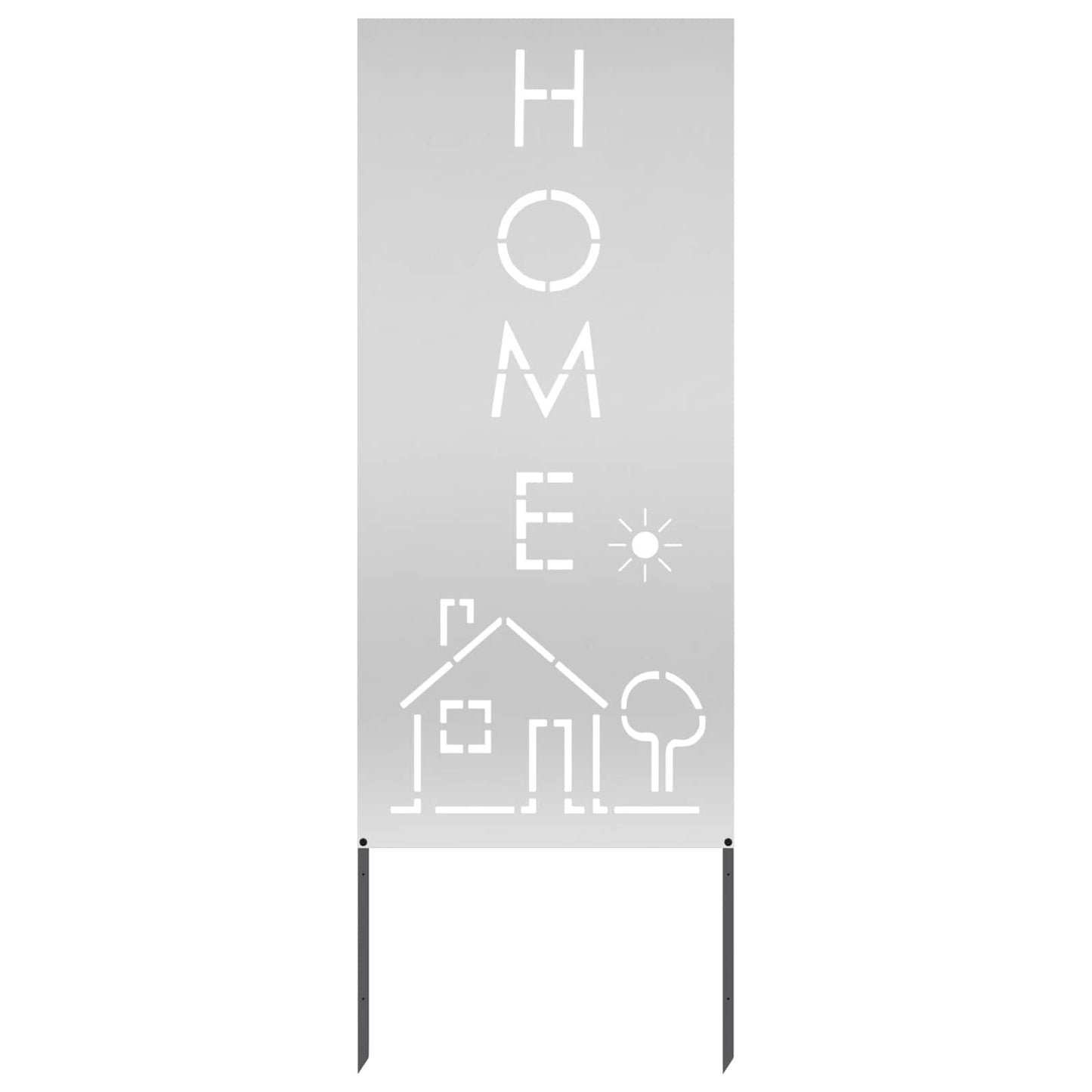 Schermo per privacy in giardino Traforo Argento 50 x 140 cm