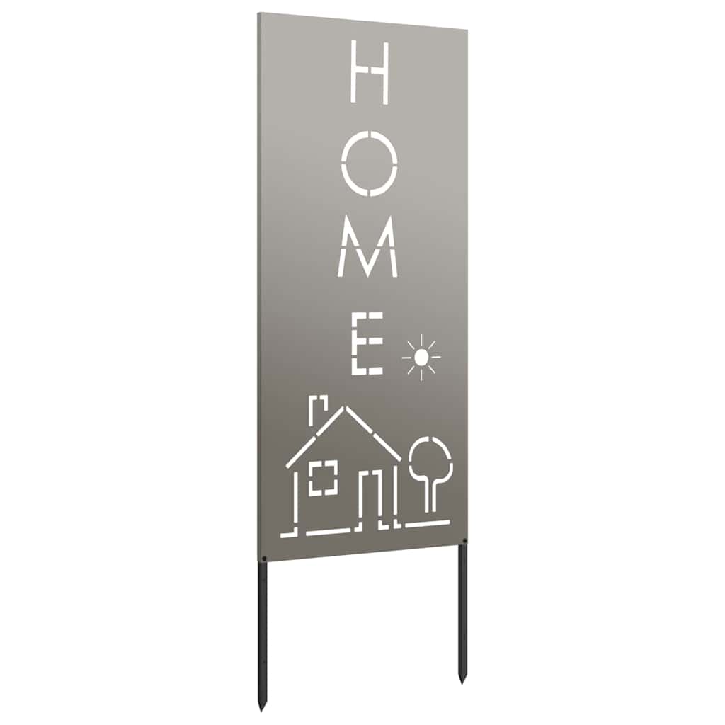 Schermo per privacy in giardino Traforo Ruggine 50 x 140 cm