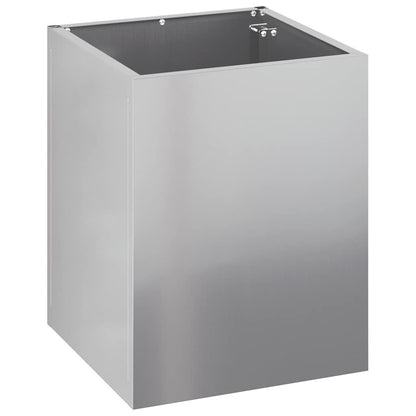 Vaso da giardino Acciaio zincato 32 x 32 x 40 cm