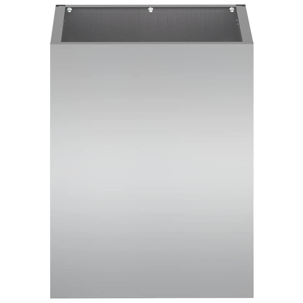 Vaso da giardino Acciaio zincato 32 x 32 x 40 cm