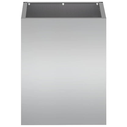 Vaso da giardino Acciaio zincato 32 x 32 x 40 cm