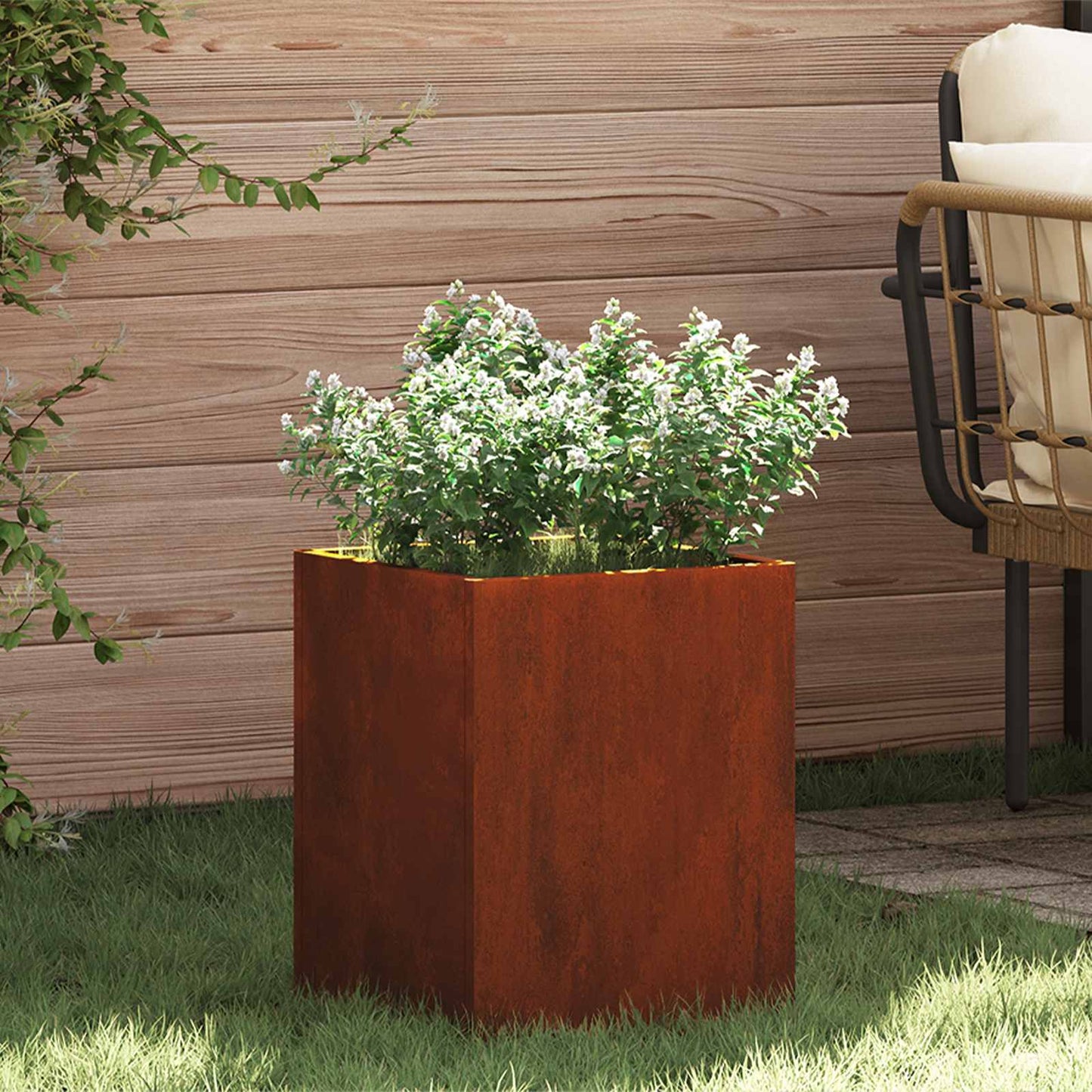 Vaso da giardino Acciaio resistente alle intemperie
