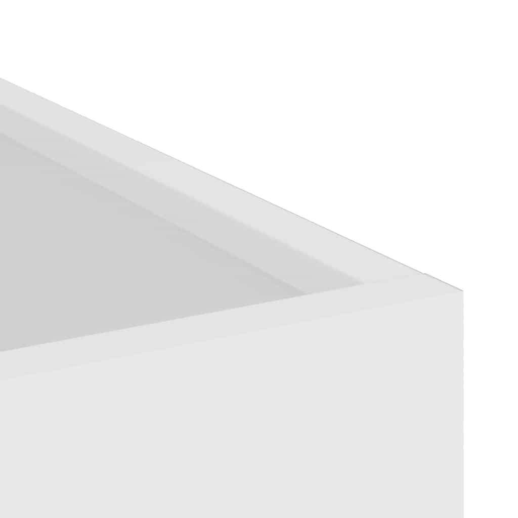 Vaso da giardino Bianco 50 x 32 x 40 cm