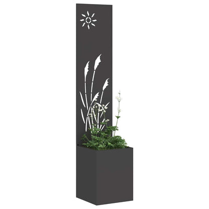 Schermo per privacy in giardino Traforo Nero 32 x 140 cm