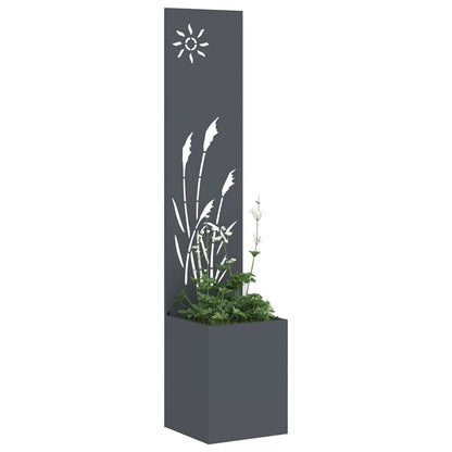 Schermo per privacy in giardino Traforo Antracite 32 x 150 cm