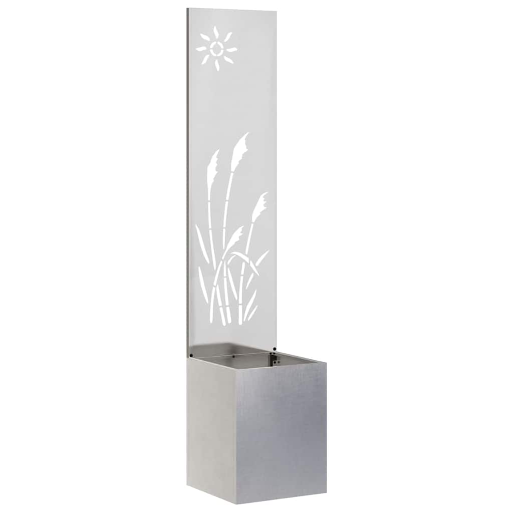 Schermo per privacy in giardino Traforo Argento 32 x 150 cm