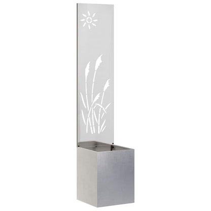Schermo per privacy in giardino Traforo Argento 32 x 150 cm