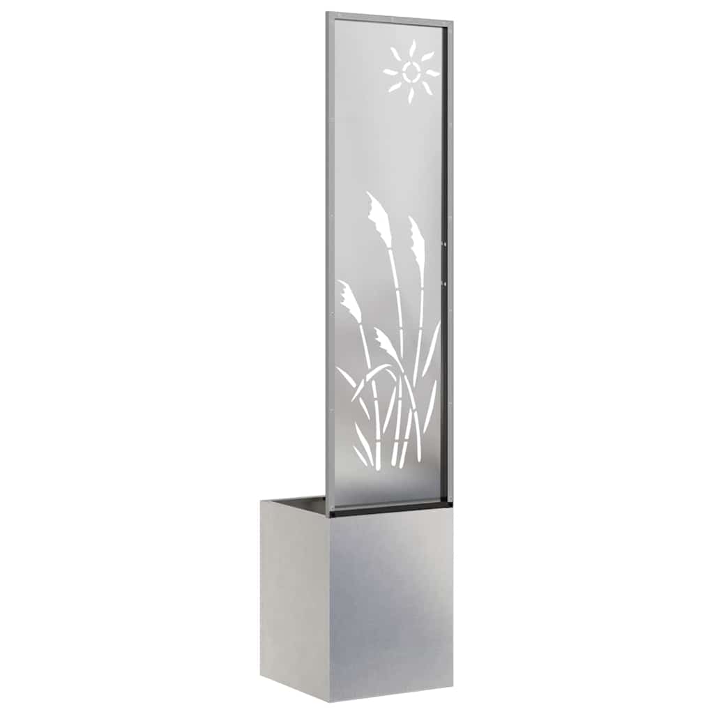 Schermo per privacy in giardino Traforo Argento 32 x 150 cm
