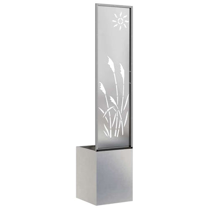 Schermo per privacy in giardino Traforo Argento 32 x 150 cm
