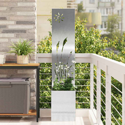 Schermo per privacy in giardino Traforo Argento 32 x 150 cm