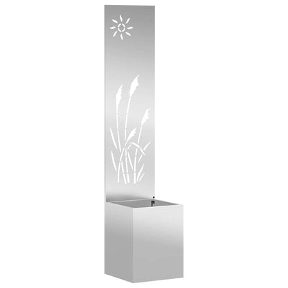 Schermo per privacy in giardino Traforo Argento 32 x 150 cm | homemem39