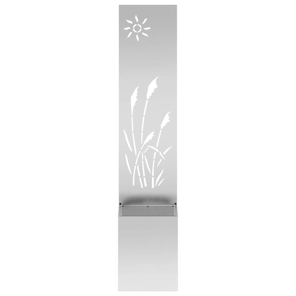 Schermo per privacy in giardino Traforo Argento 32 x 150 cm | homemem39
