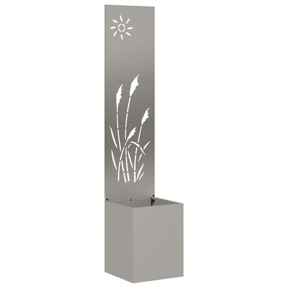 Schermo per privacy in giardino Traforo Ruggine 32 x 140 cm