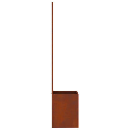 Schermo per privacy in giardino Traforo Ruggine 32 x 140 cm