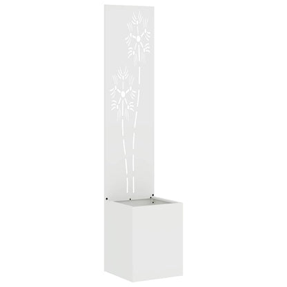 Schermo per privacy in giardino Floreale Bianco 32 x 150 cm