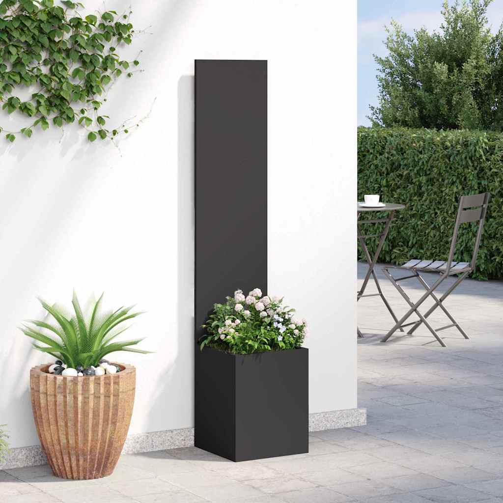 Schermo per privacy in giardino Traforo Nero 32 x 140 cm