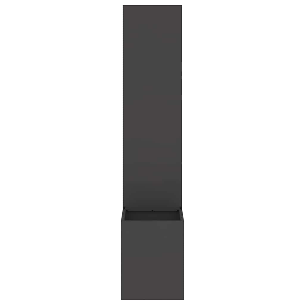 Schermo per privacy in giardino Traforo Nero 32 x 140 cm