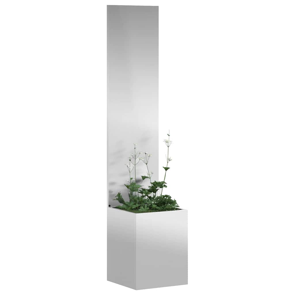 Schermo per privacy in giardino Traforo Argento 32 x 150 cm | homemem39
