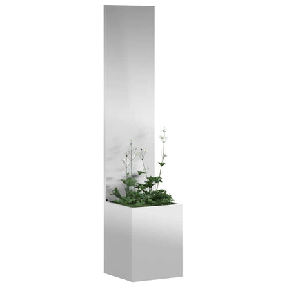 Schermo per privacy in giardino Traforo Argento 32 x 140 cm