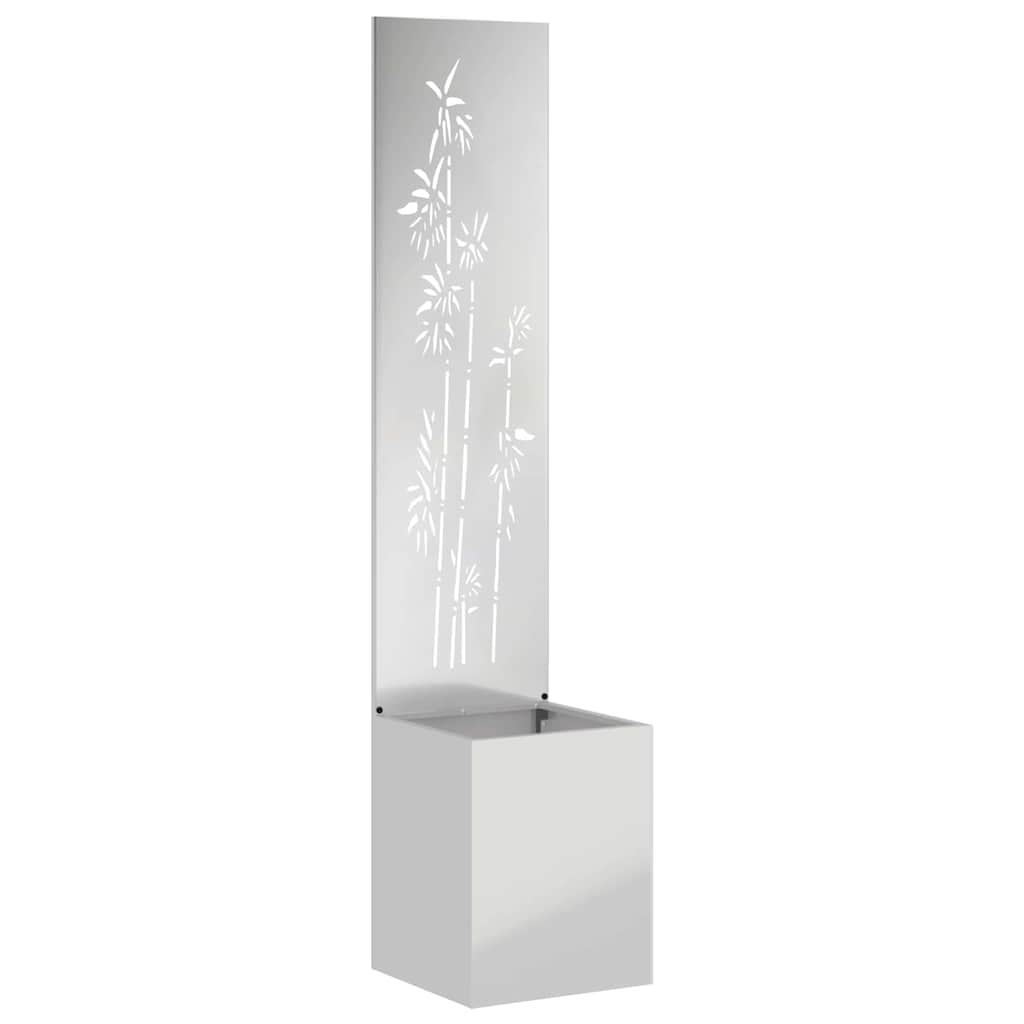 Schermo per privacy in giardino Floreale Argento 32 x 140 cm