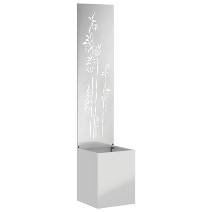 Schermo per privacy in giardino Floreale Argento 32 x 140 cm