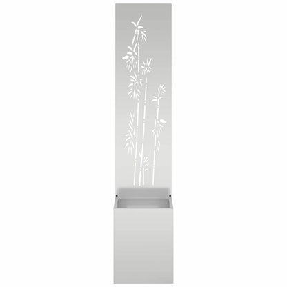 Schermo per privacy in giardino Floreale Argento 32 x 150 cm | homemem39