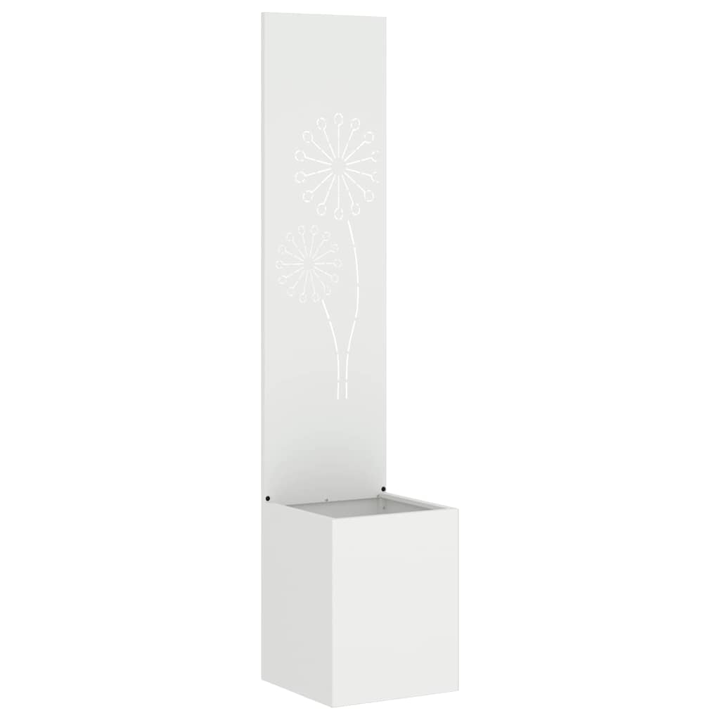Schermo per privacy in giardino Traforo Bianco 32 x 150 cm