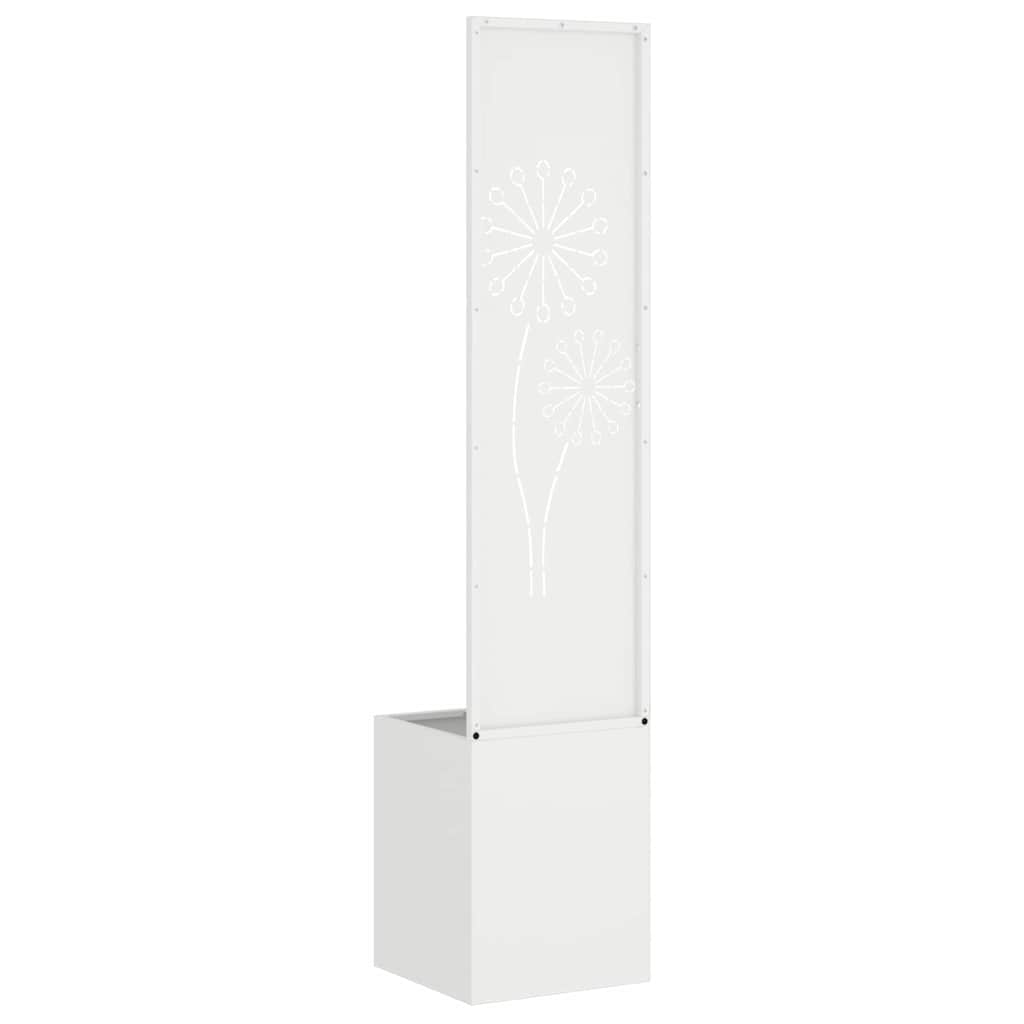 Schermo per privacy in giardino Traforo Bianco 32 x 150 cm