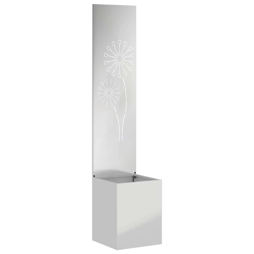 Schermo per privacy in giardino Traforo Argento 32 x 150 cm | homemem39